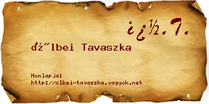 Ölbei Tavaszka névjegykártya